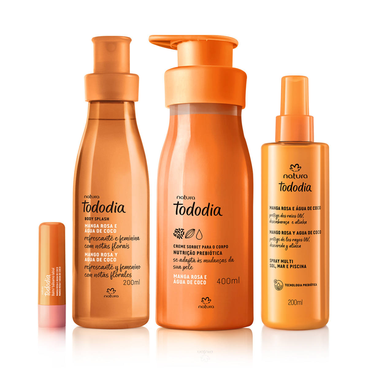 Kit Verão Tododia Manga Rosa e Água de Coco