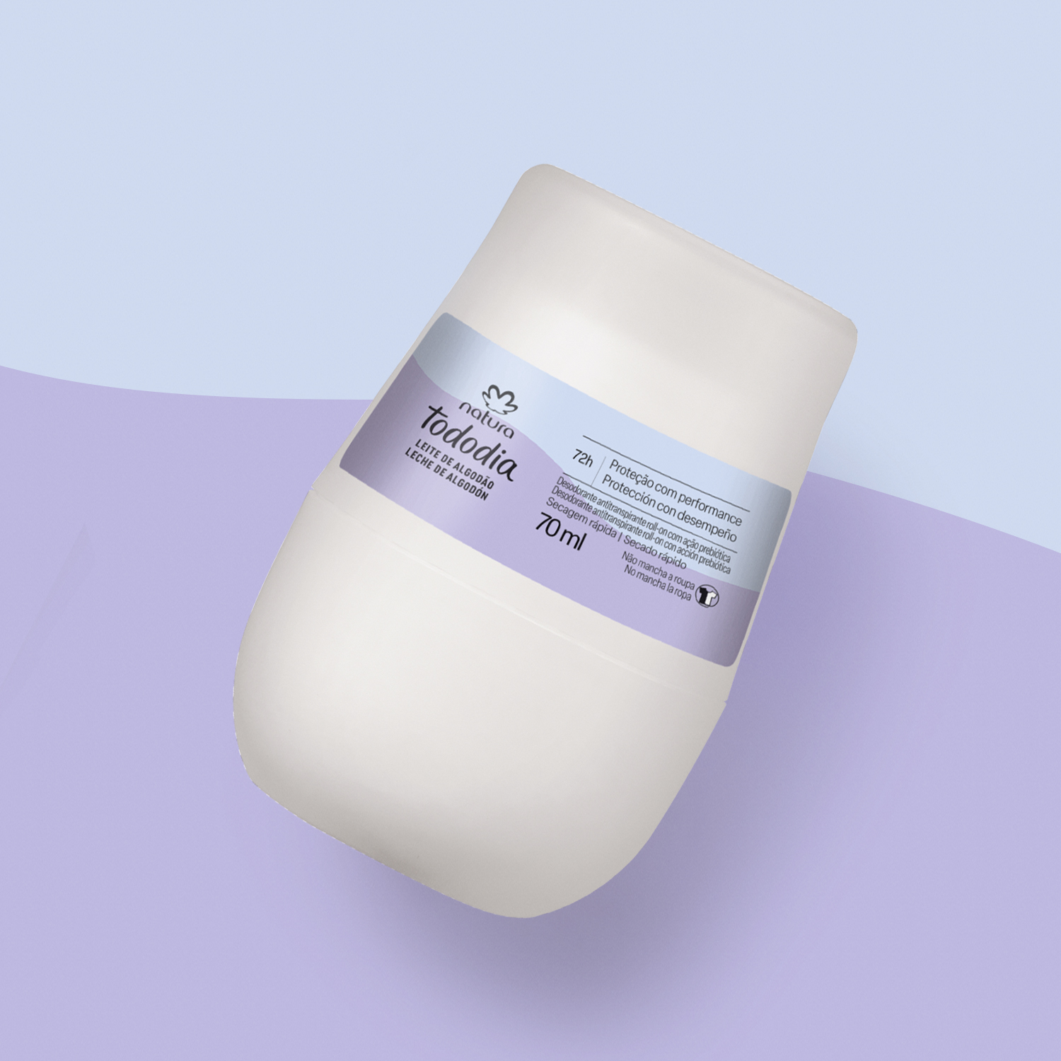 Desodorante Antitranspirante Roll-on Tododia Algodão