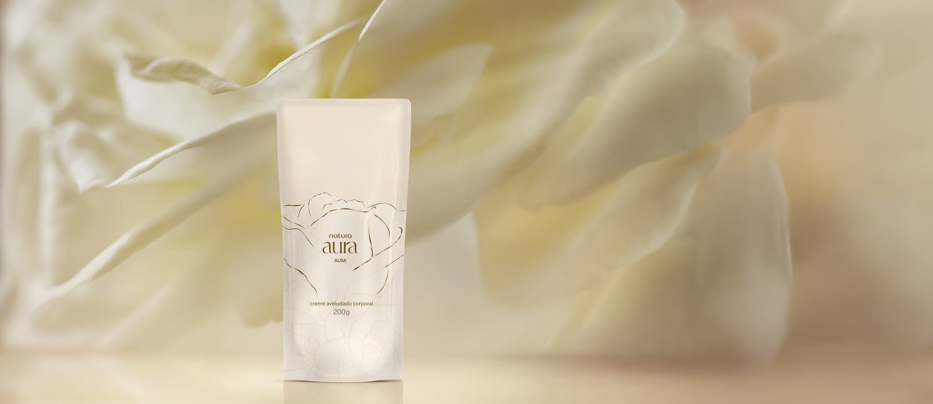 Refil Creme Aveludado Corporal Natura Aura Alba