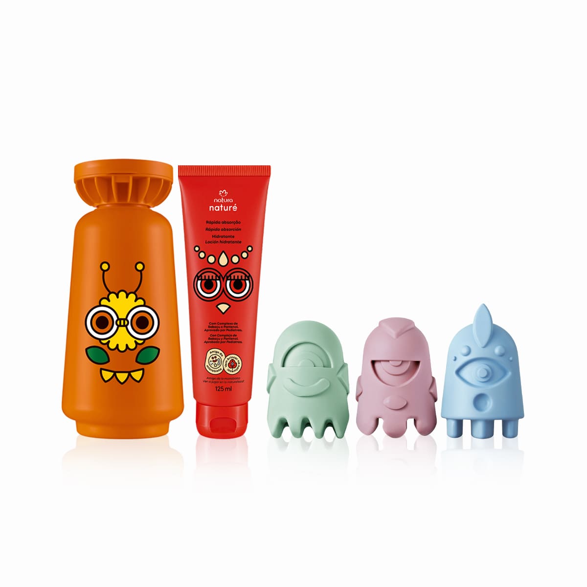 Kit Naturé Shampoo 2 em 1, Sabonete em Barra e Hidratante (3 produtos)