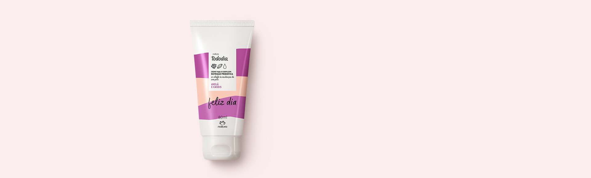 Creme Desodorante Nutritivo para o Corpo Tododia Avelã e Cassis