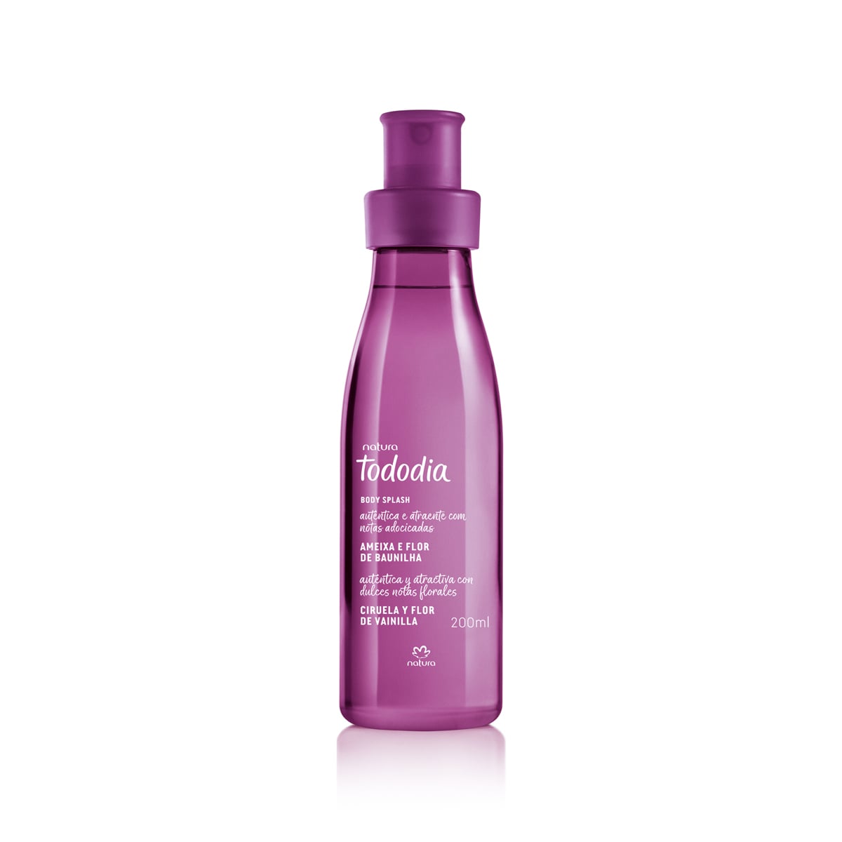 Body Splash Tododia Ameixa e Flor de Baunilha 200 ml