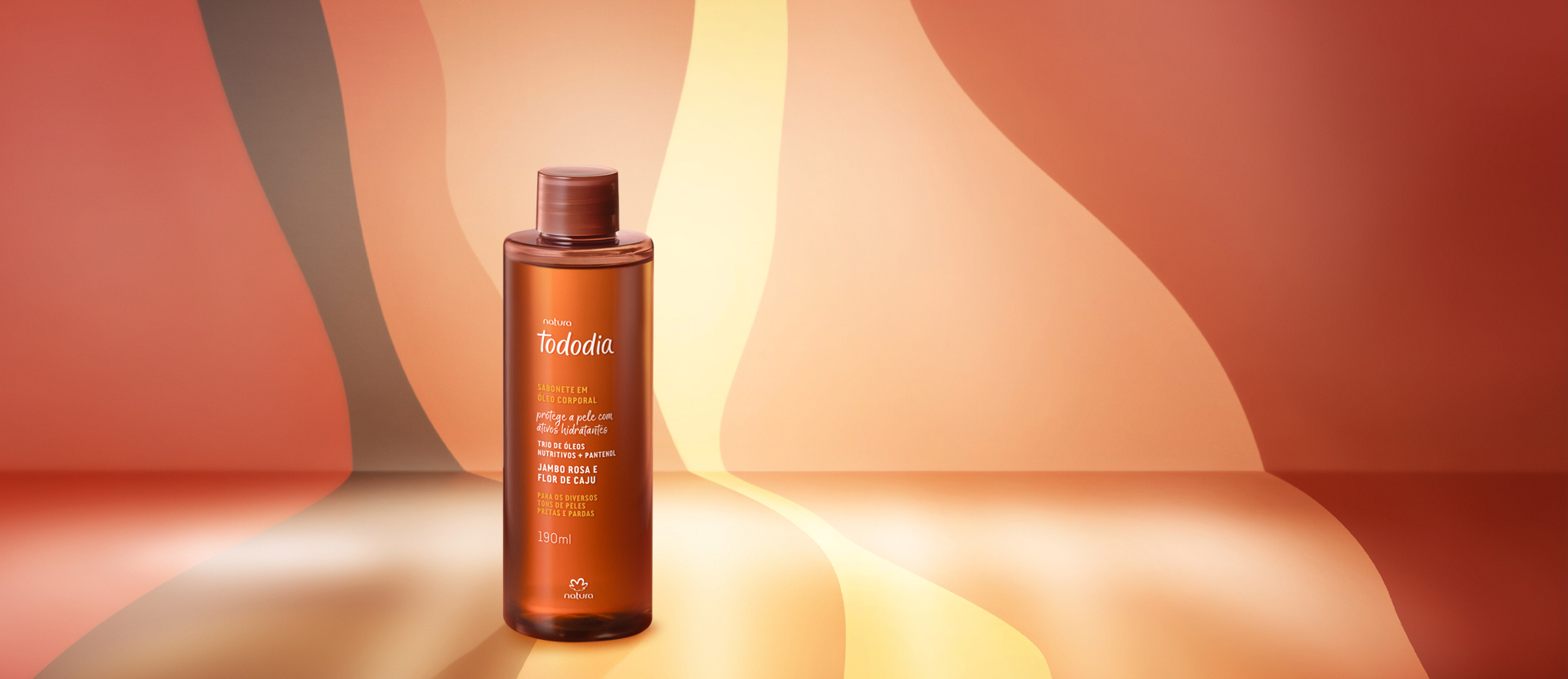 Sabonete em Óleo Corporal Tododia Jambo Rosa e Flor de Caju