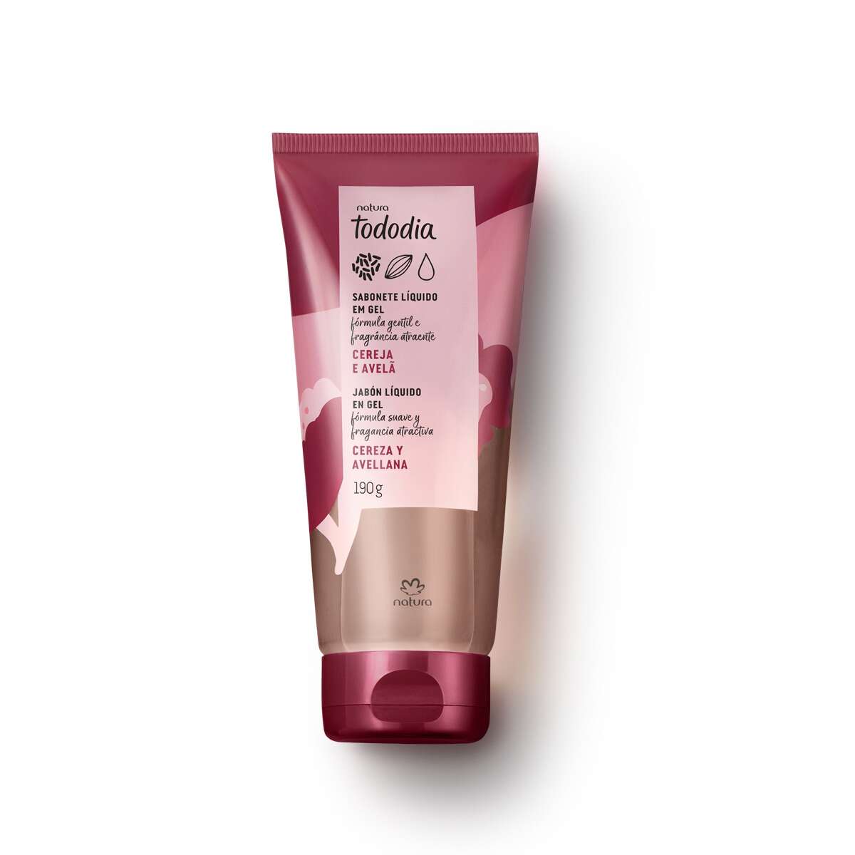 Sabonete Líquido em Gel Tododia Cereja e Avelã