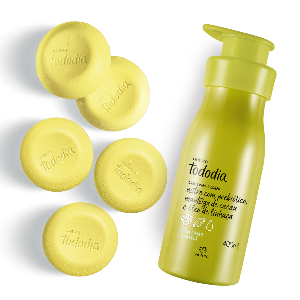 Conjunto Natura Tododia Capim Limão e Hortelã