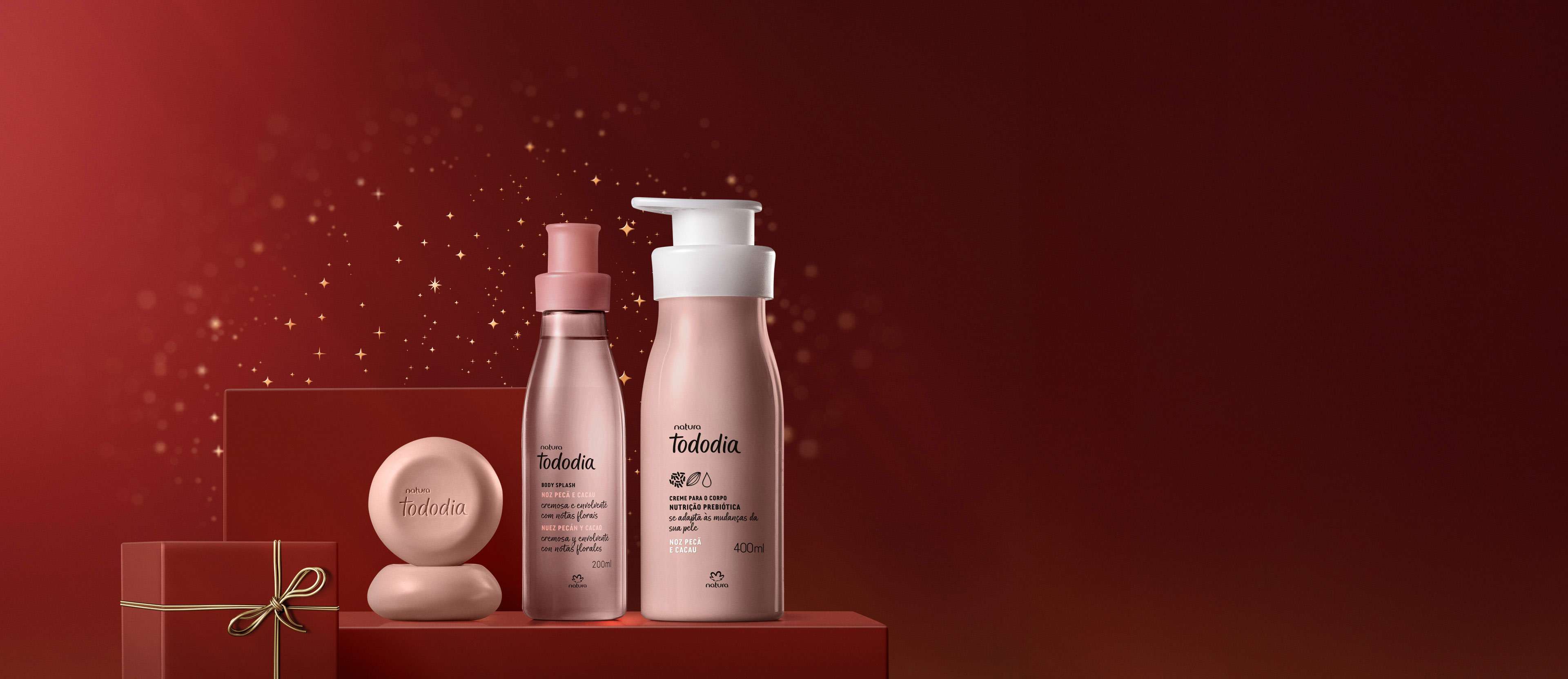 Presente Natura Tododia Noz Pecã e Cacau (3 produtos)