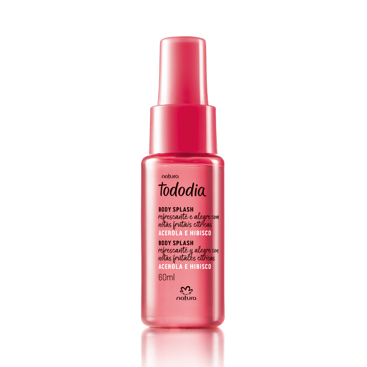 Tododia Acerola e Hibisco Mini Body Splash Desodorante Colônia 60 ml