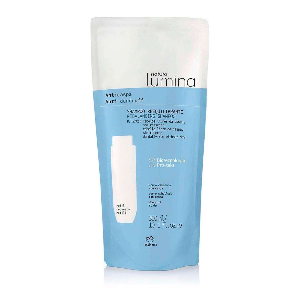 Refil Shampoo Reequilibrante Anticaspa Lumina