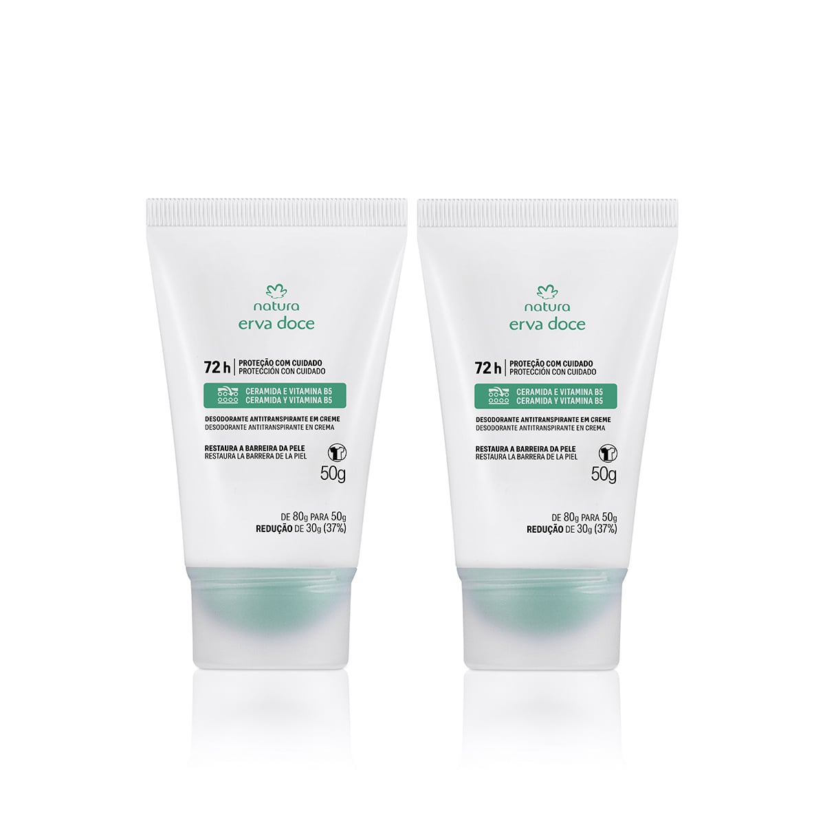 Kit Desodorante em Creme Tododia Erva Doce (2 produtos)