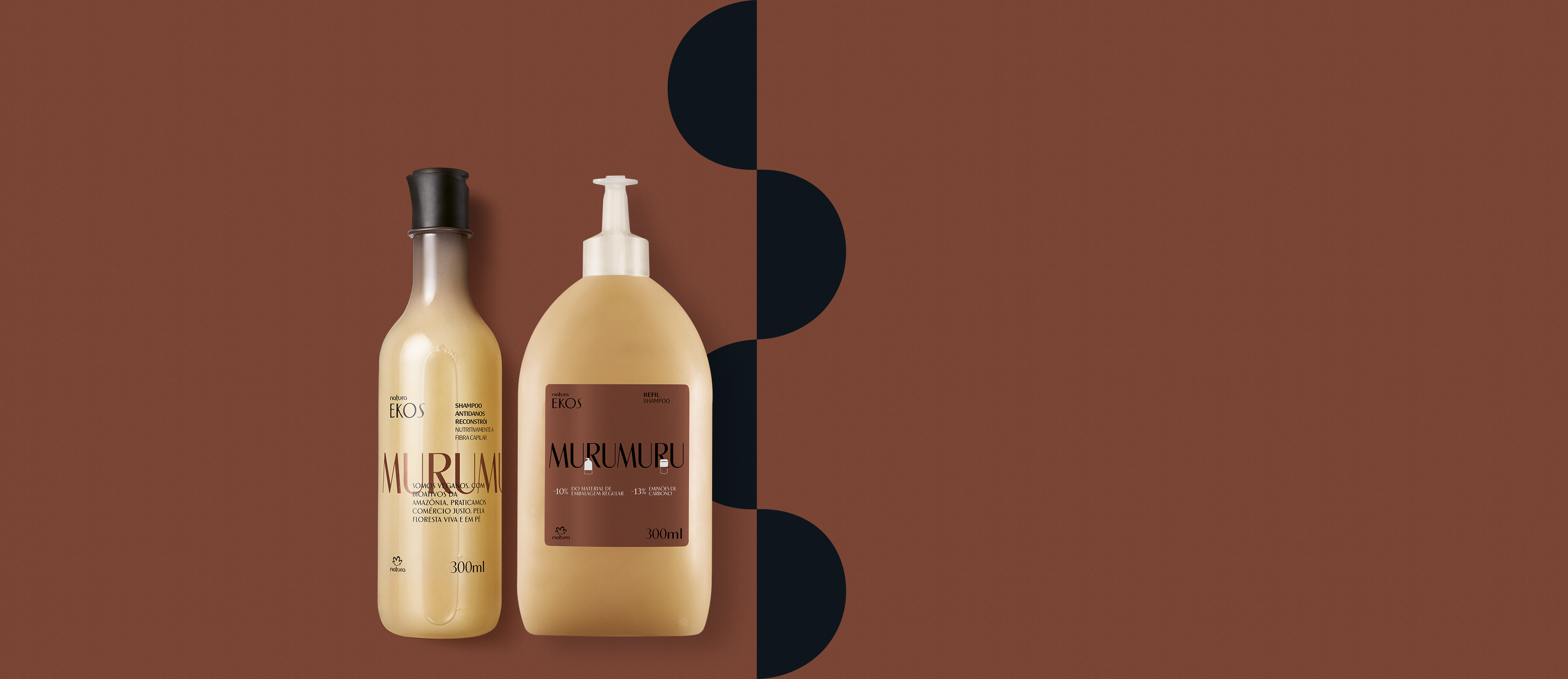 Kit Shampoo Ekos Murumuru com Refil (2 produtos)