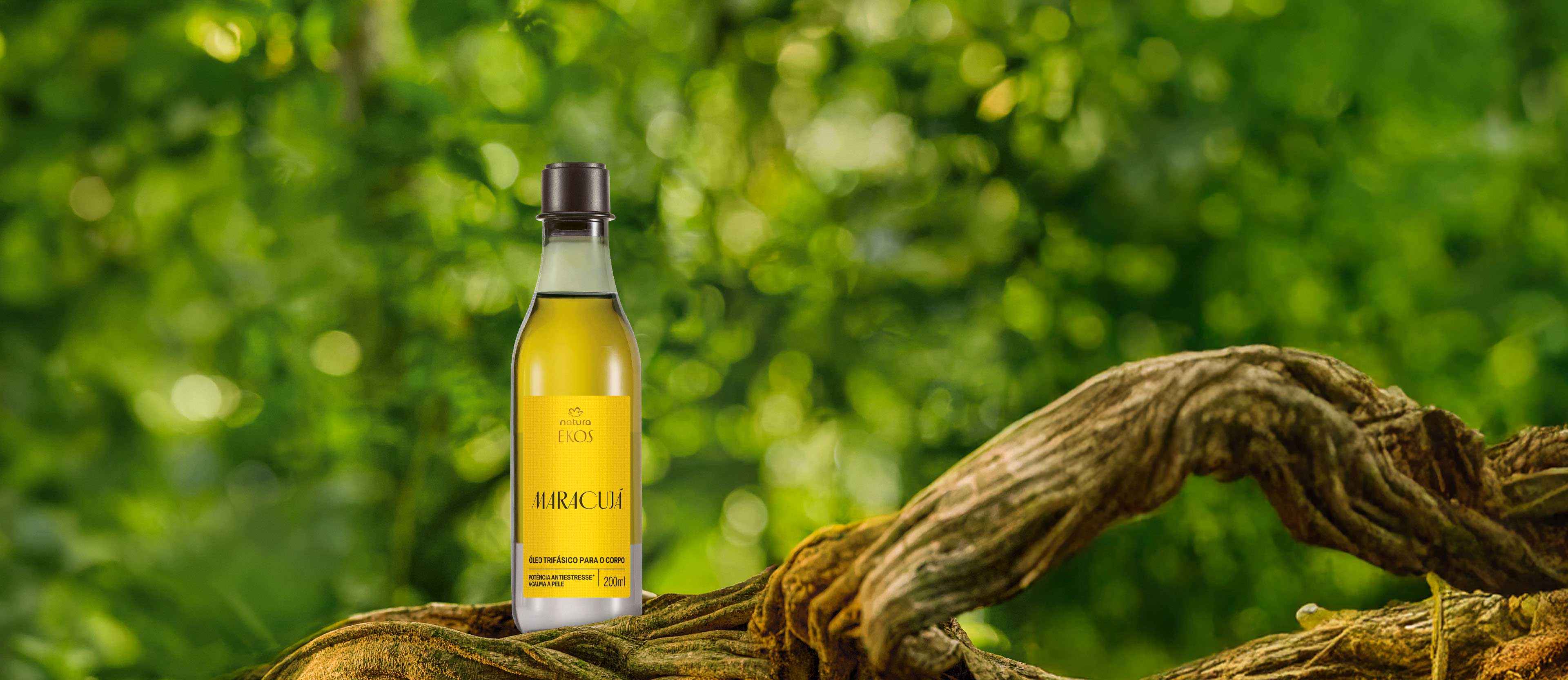 Óleo Trifásico Desodorante Corporal Ekos Maracujá