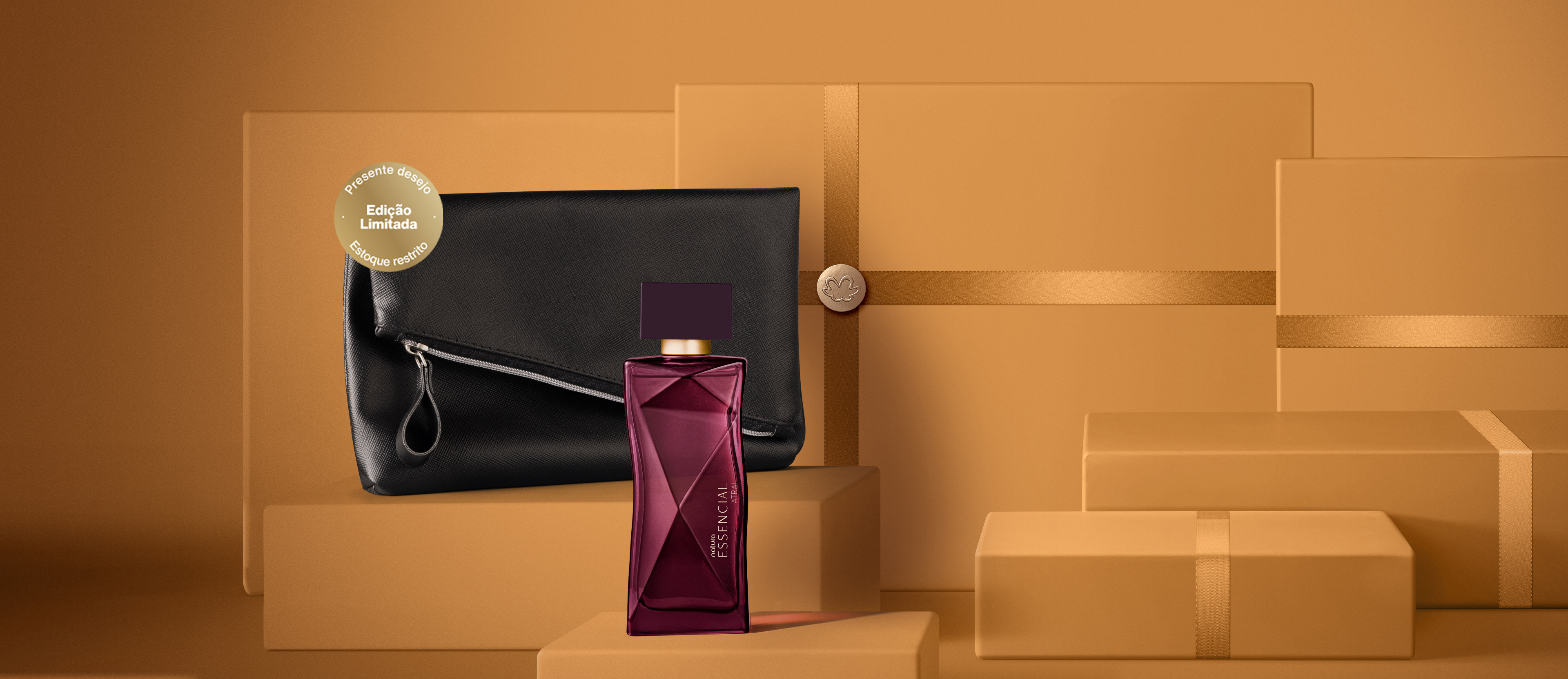 Presente Natura Essencial Atrai Feminino com Acessório (2 produtos)