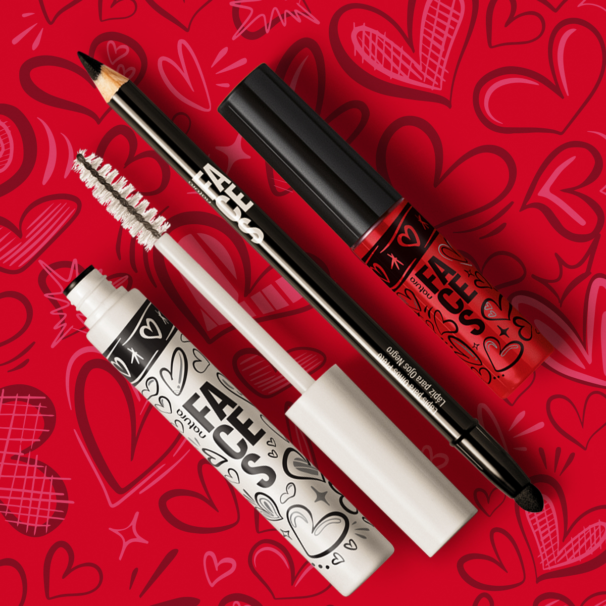 Presente Natura Faces Look Arrasador (3 produtos)