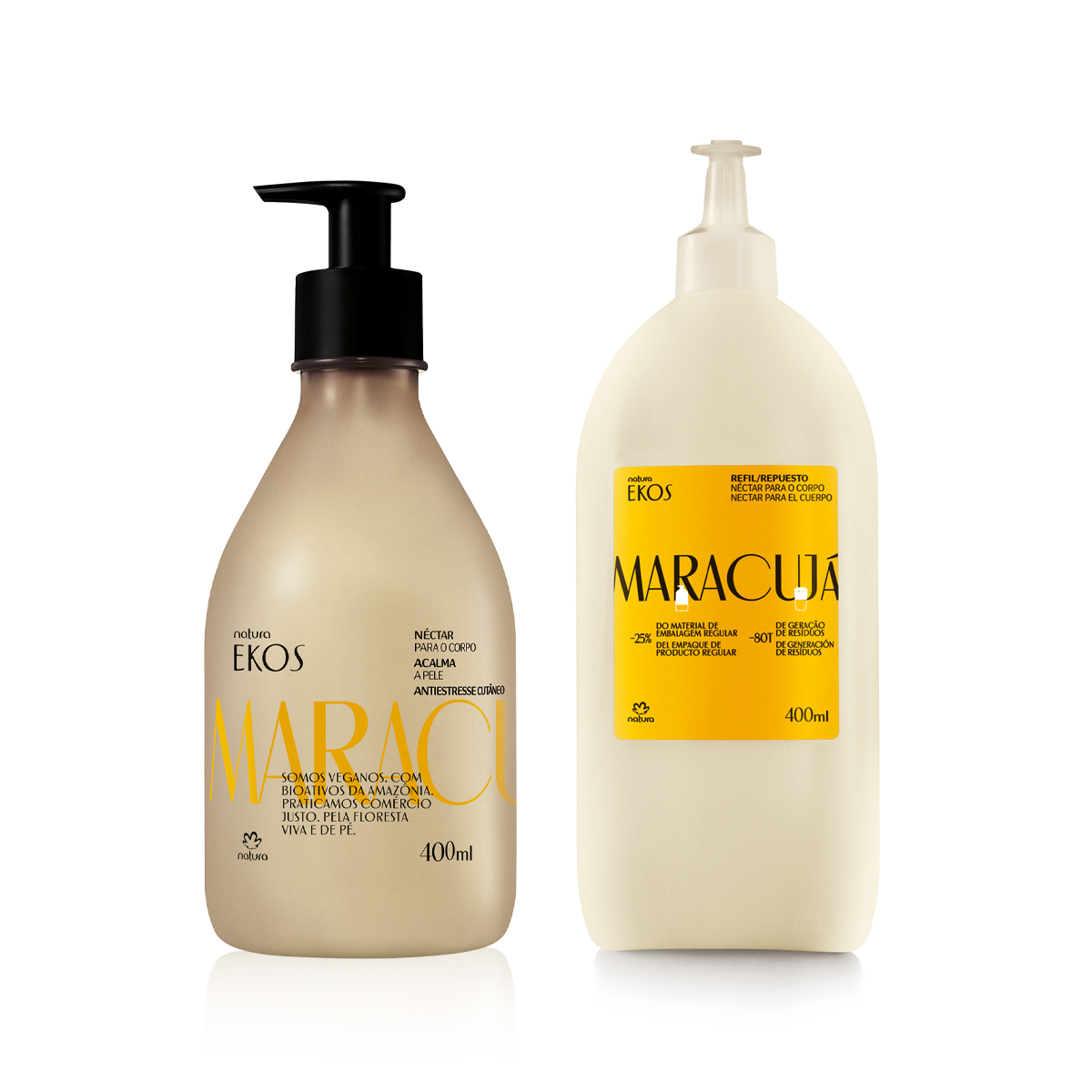 Kit Néctar Desodorante Hidratante para o Corpo Ekos Maracujá com Refil
Kit Néctar Desodorante Hidratante para o Corpo Ekos Maracujá com Refil