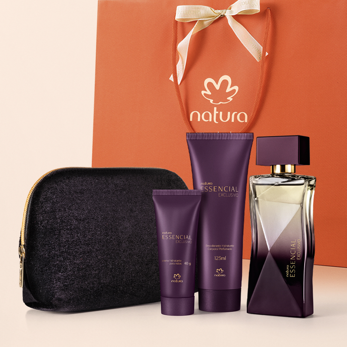 Presente Natura Essencial Exclusivo com Acessório (4 produtos)