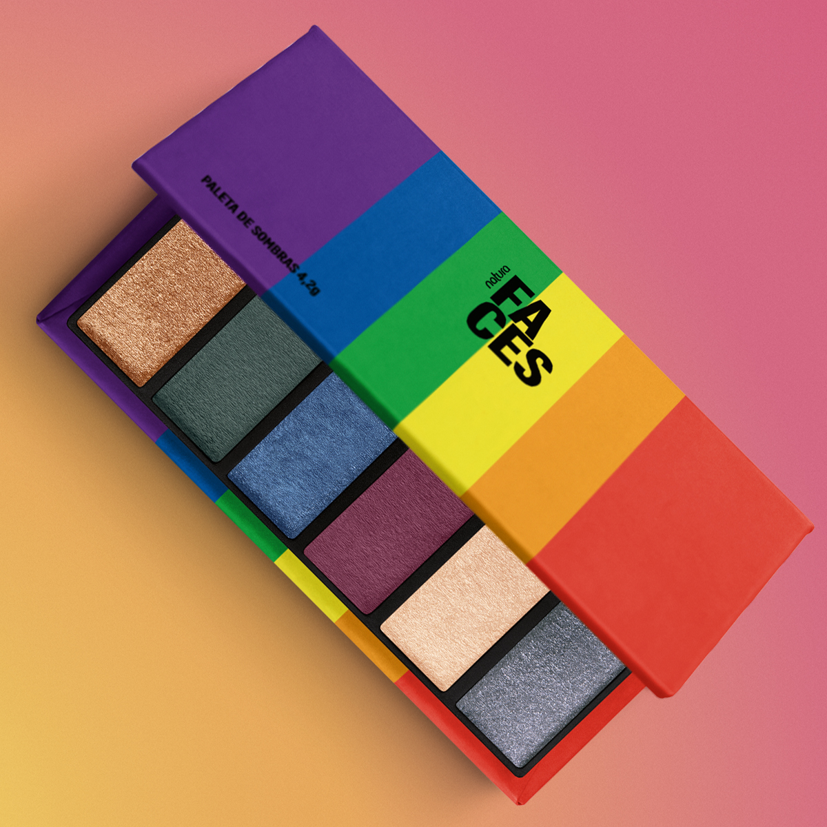 Paleta de Sombras Faces (6 cores)