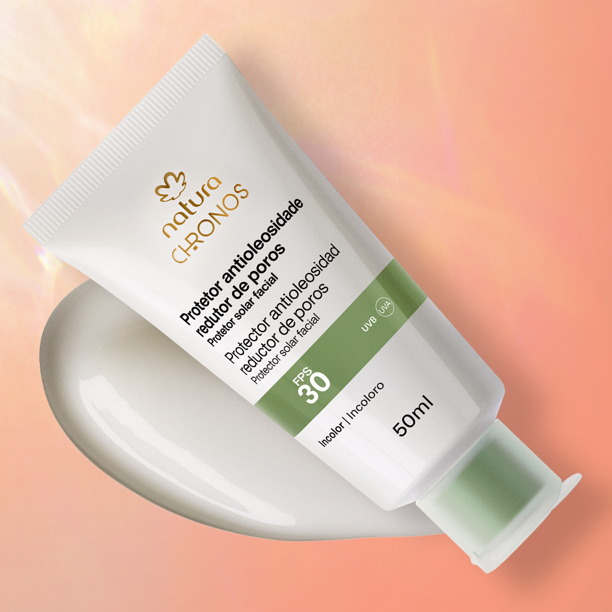 Protetor Antioleosidade Redutor de Poros FPS 30 / FPUVA 10 Chronos Derma