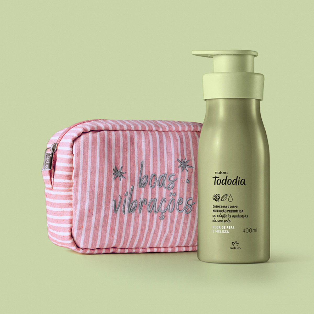 Presente Tododia Flor de Pera e Melissa com Acessório (2 produtos)