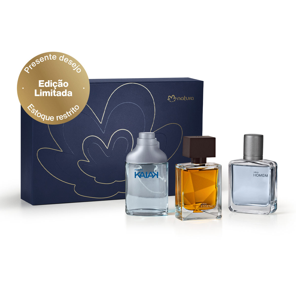 Coleção Especial Miniaturas da Perfumaria Masculina 3 un. de 25 ml