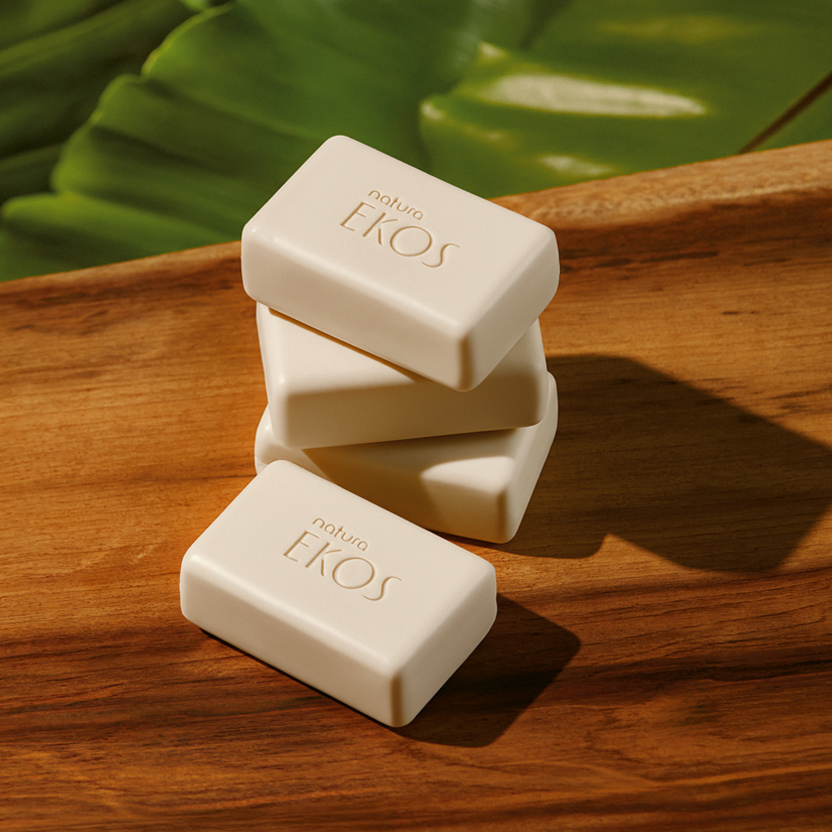 Sabonete em Barra Puro Vegetal Cremoso Ekos Cupuaçu (4 unidades)