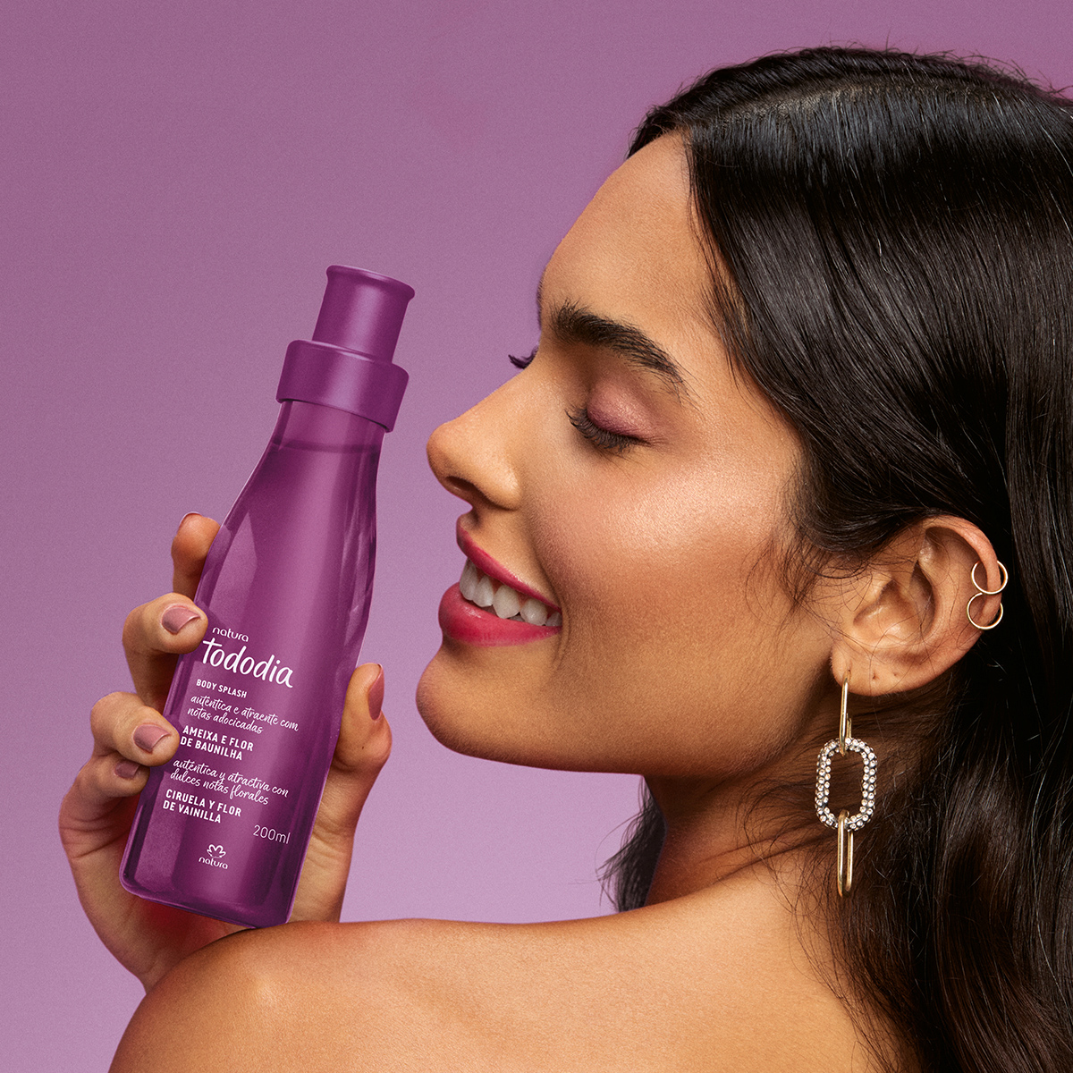 Body Splash Tododia Ameixa e Flor de Baunilha 200 ml