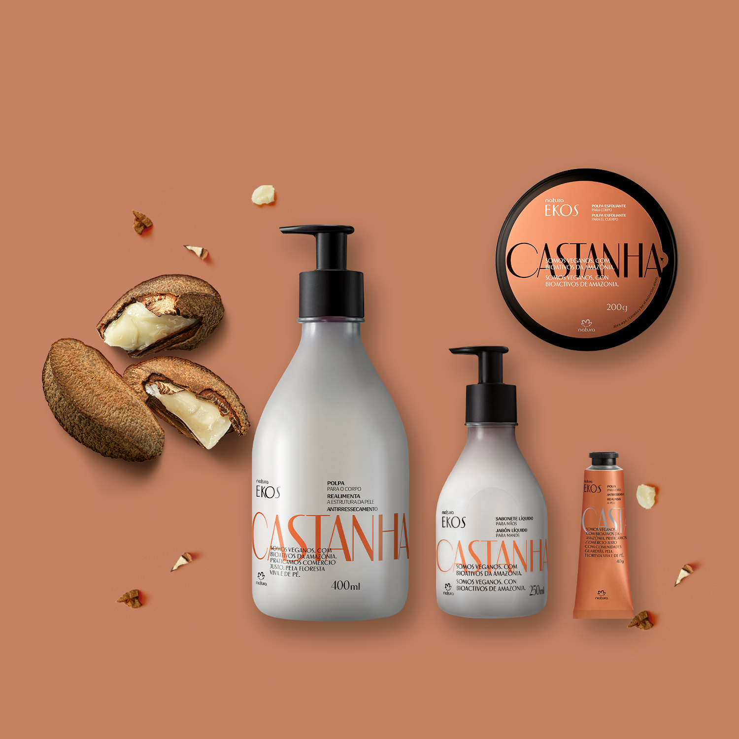 Kit Ekos Castanha Completo (4 produtos)