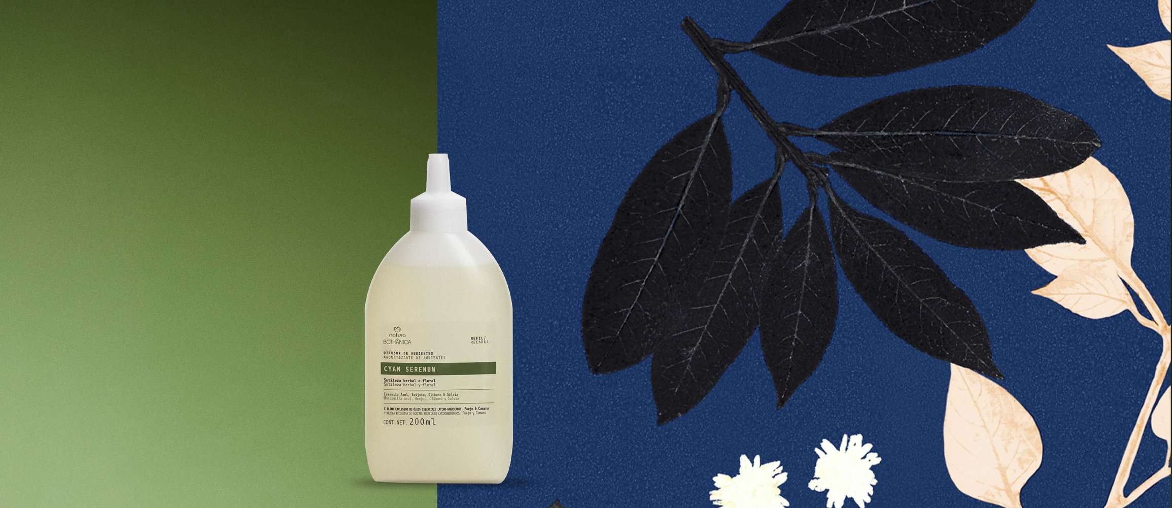 Refil Difusor de Ambiente Natura Bothânica Cyan Serenum