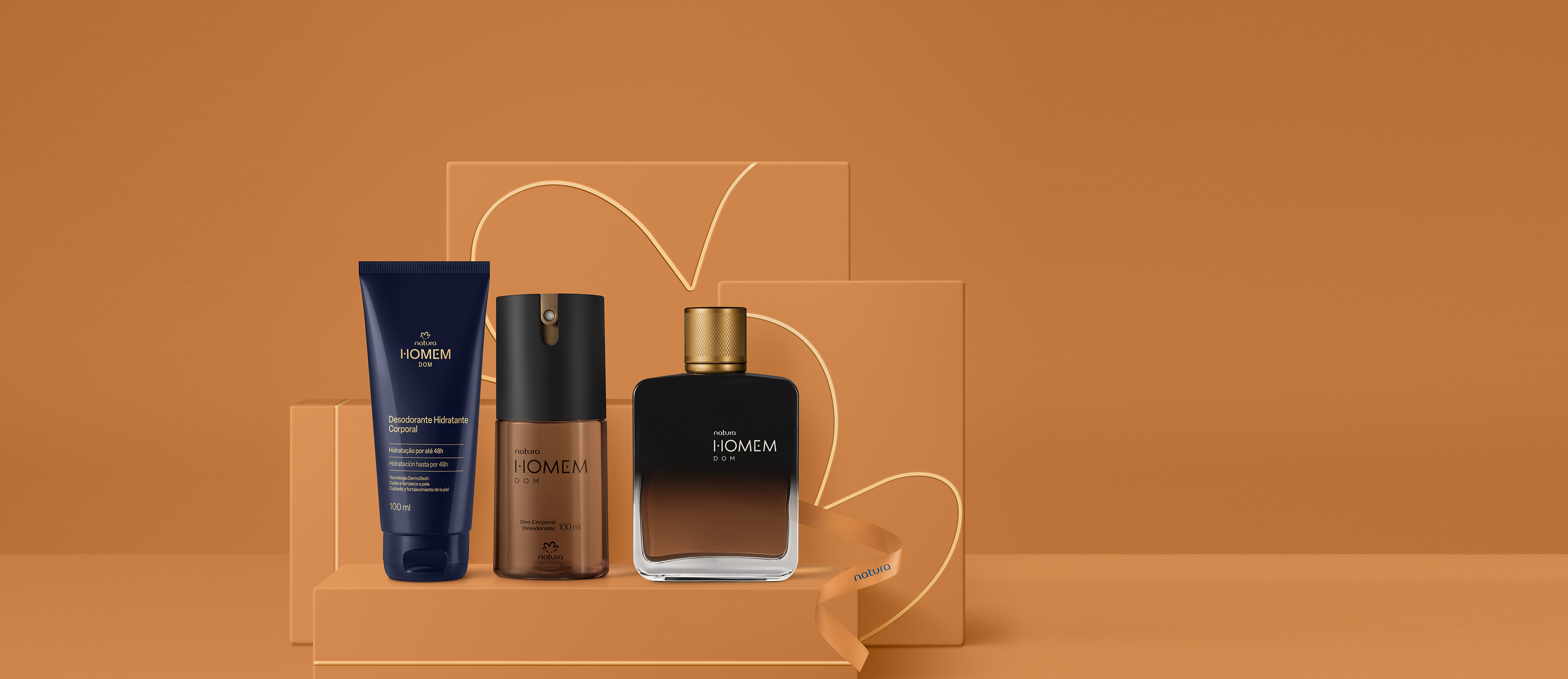 Presente Natura Homem Dom (3 produtos)