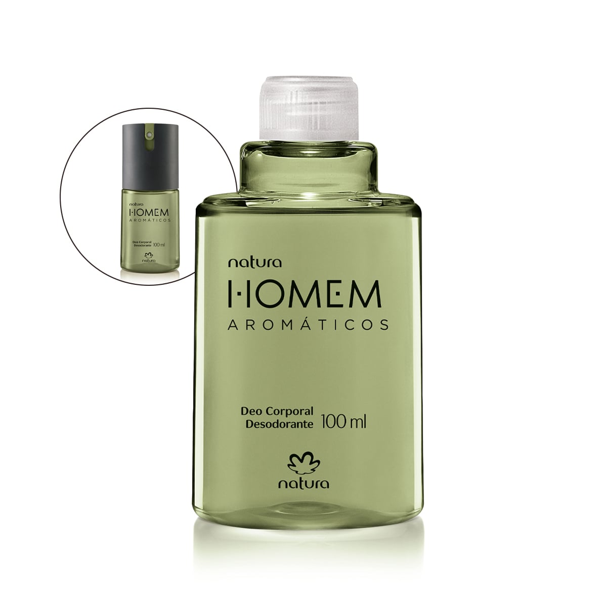 Refil Desodorante Corporal Natura Homem Aromáticos