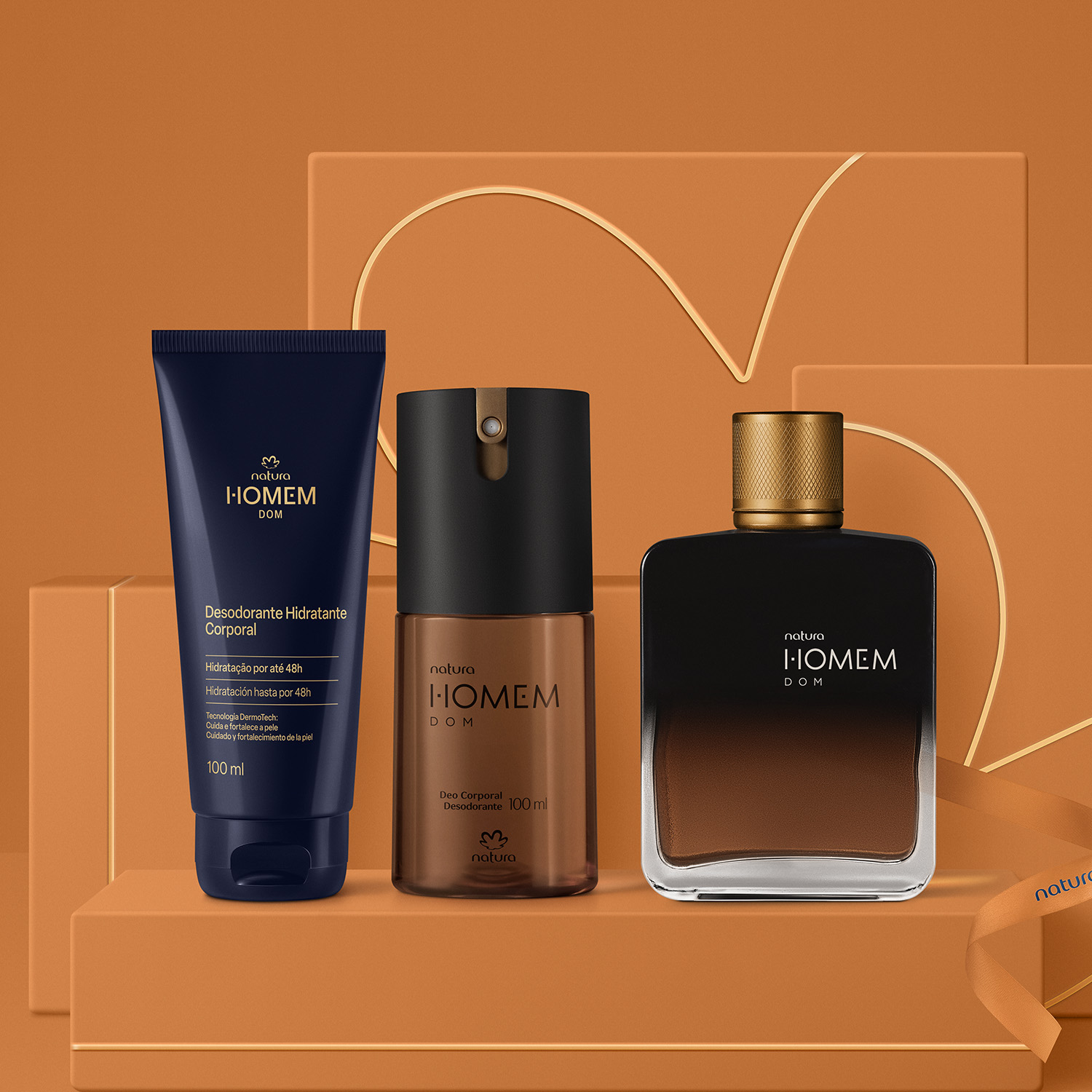 Presente Natura Homem Dom (3 produtos)