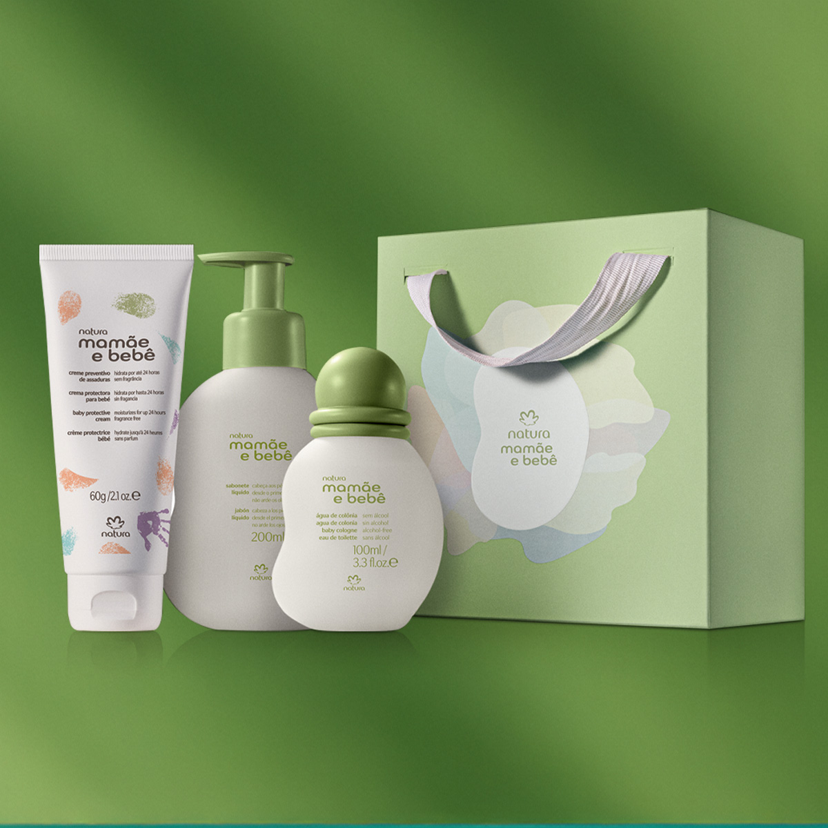 Kit Mamãe e Bebê Momento Chá de Bebê (3 produtos)