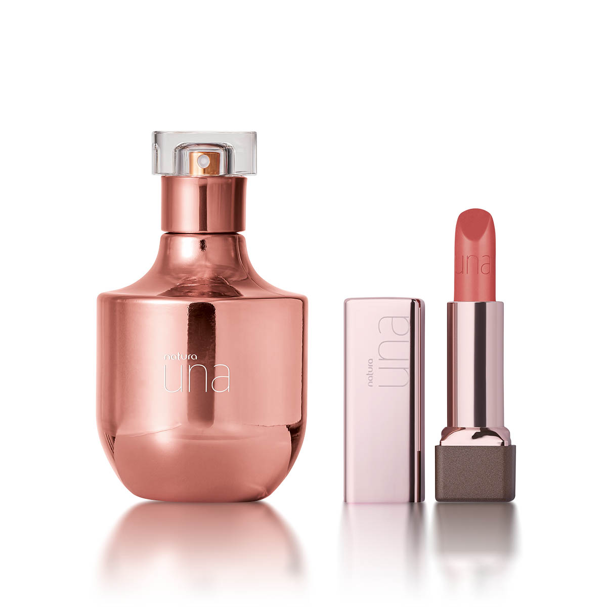 Kit Una Clássico e Batom CC Hidratante