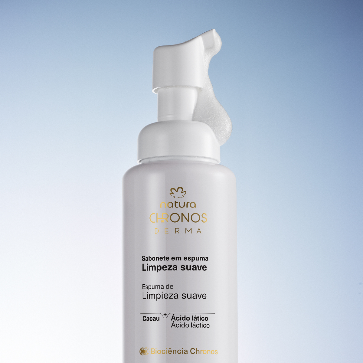 Sabonete em Espuma Limpeza Suave Chronos Derma