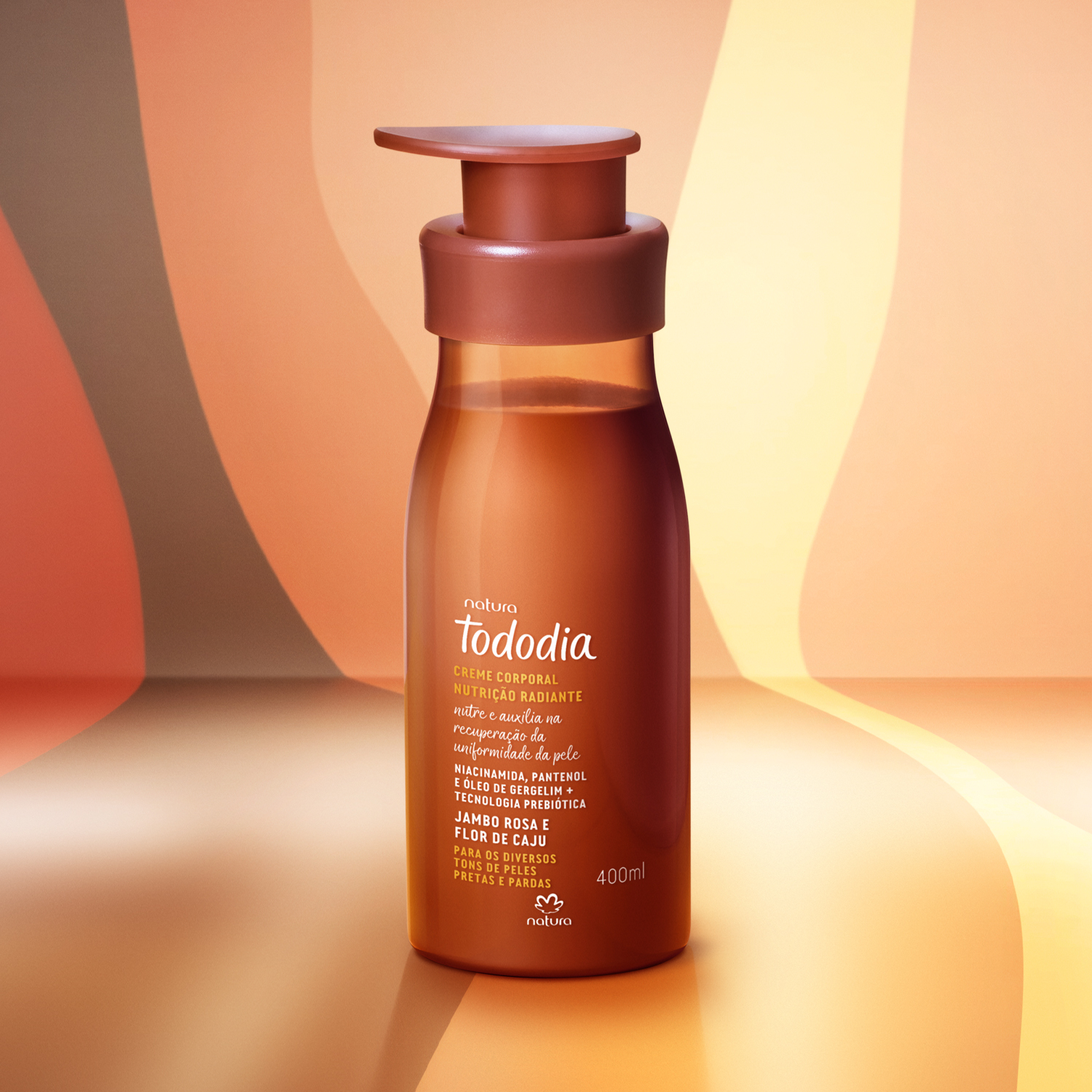 Creme Desodorante Nutrição Radiante Tododia Jambo Rosa e Flor de Caju