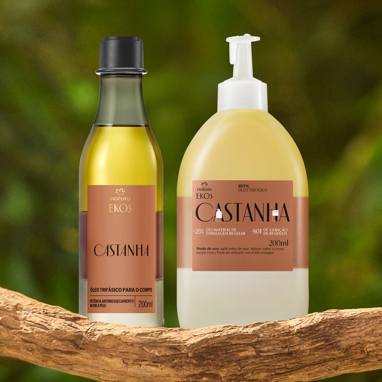 Kit Ekos Castanha Óleo Trifásico com Refil
