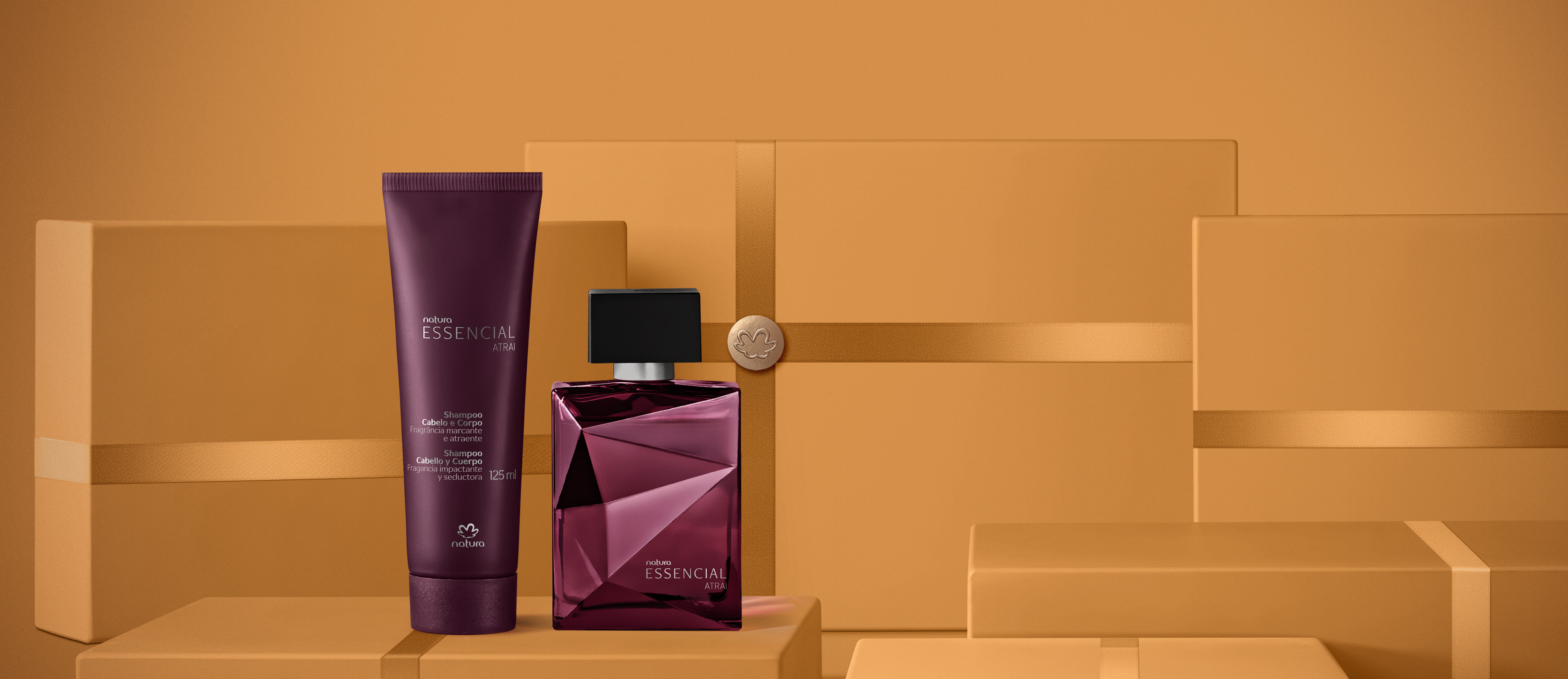 Presente Natura Essencial Atrai Masculino Completo (2 produtos)