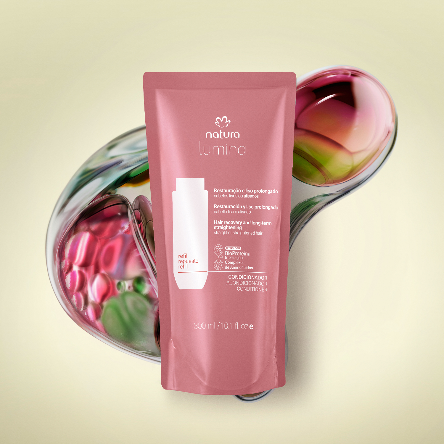 Refil Condicionador Lumina Restaurador para Restauração e Liso Prolongado