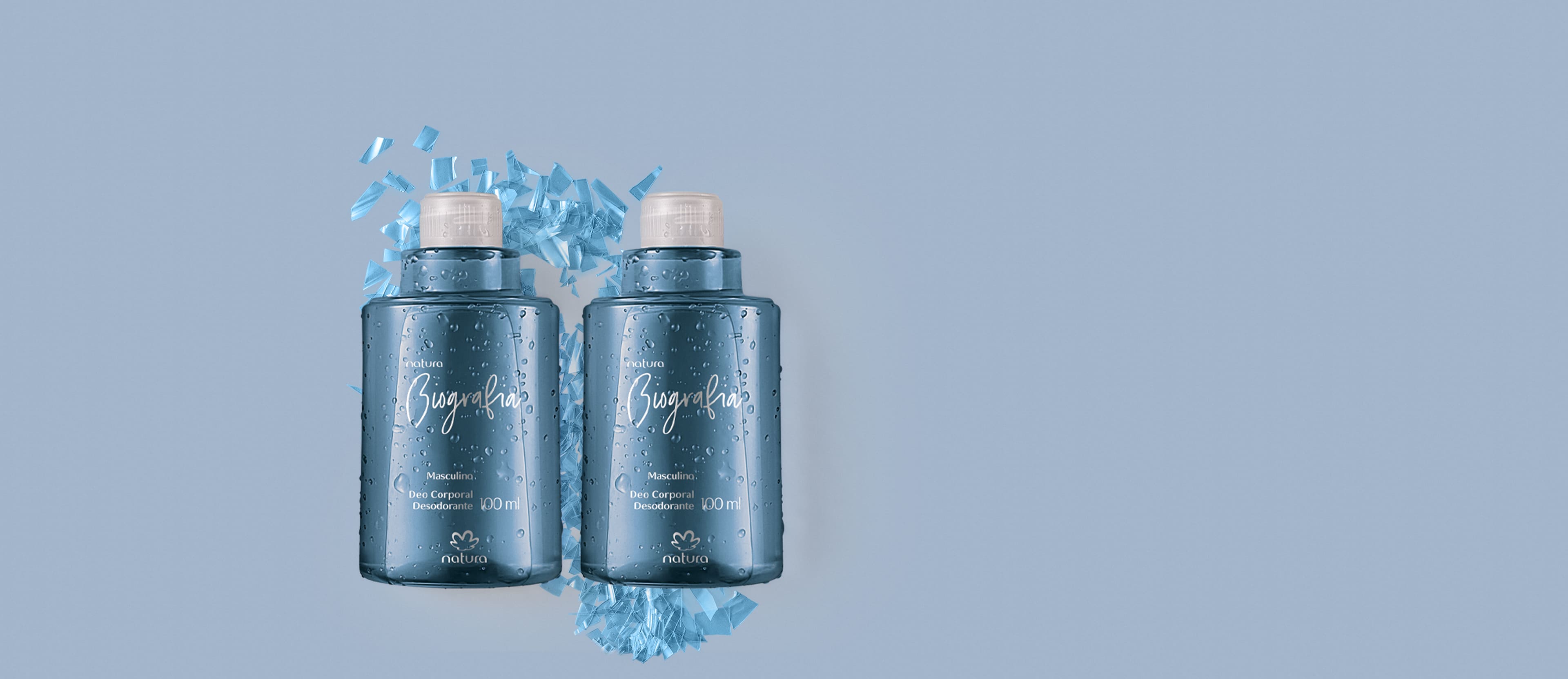 Kit Refil Desodorante Corporal Biografia Masculino (2 unidades)