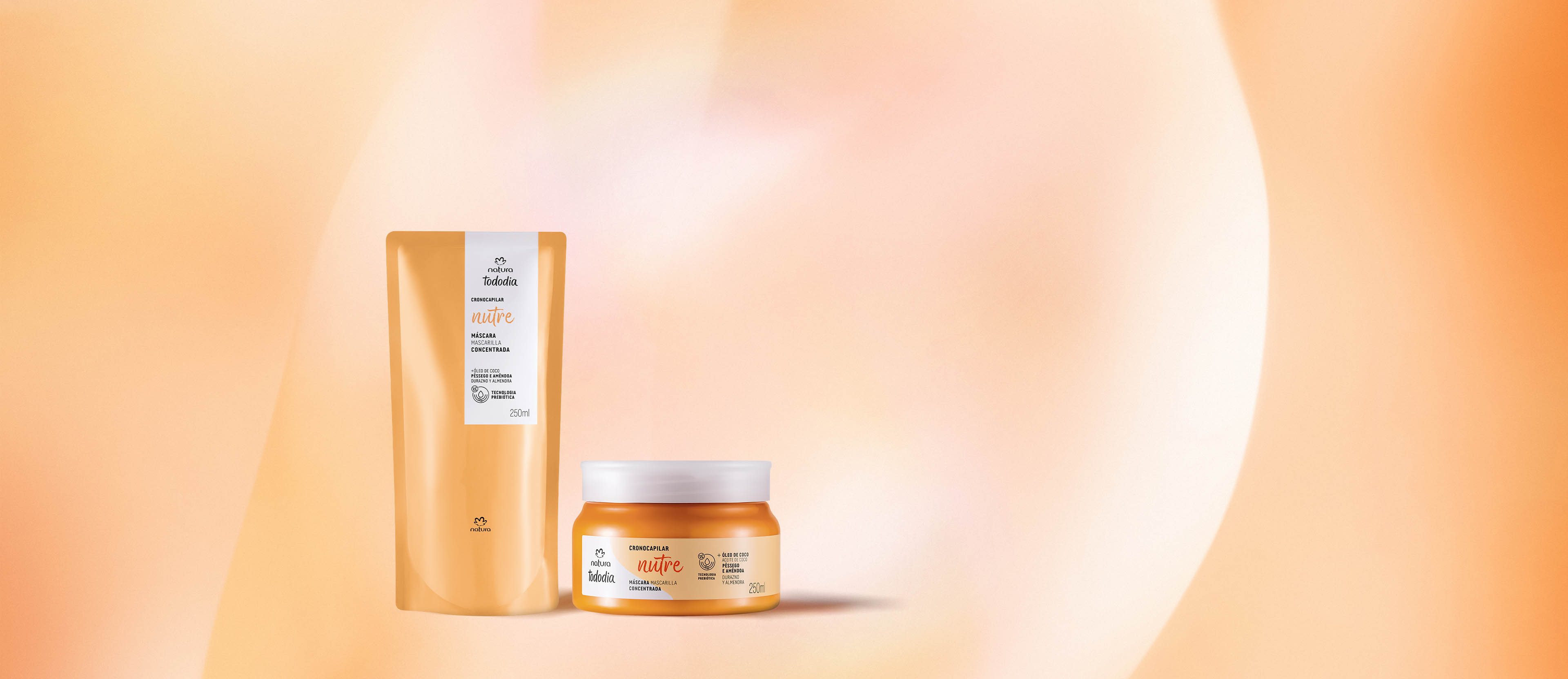 Kit Máscara Nutrição e Reparação Profunda Lumina com Refil (2 produtos)