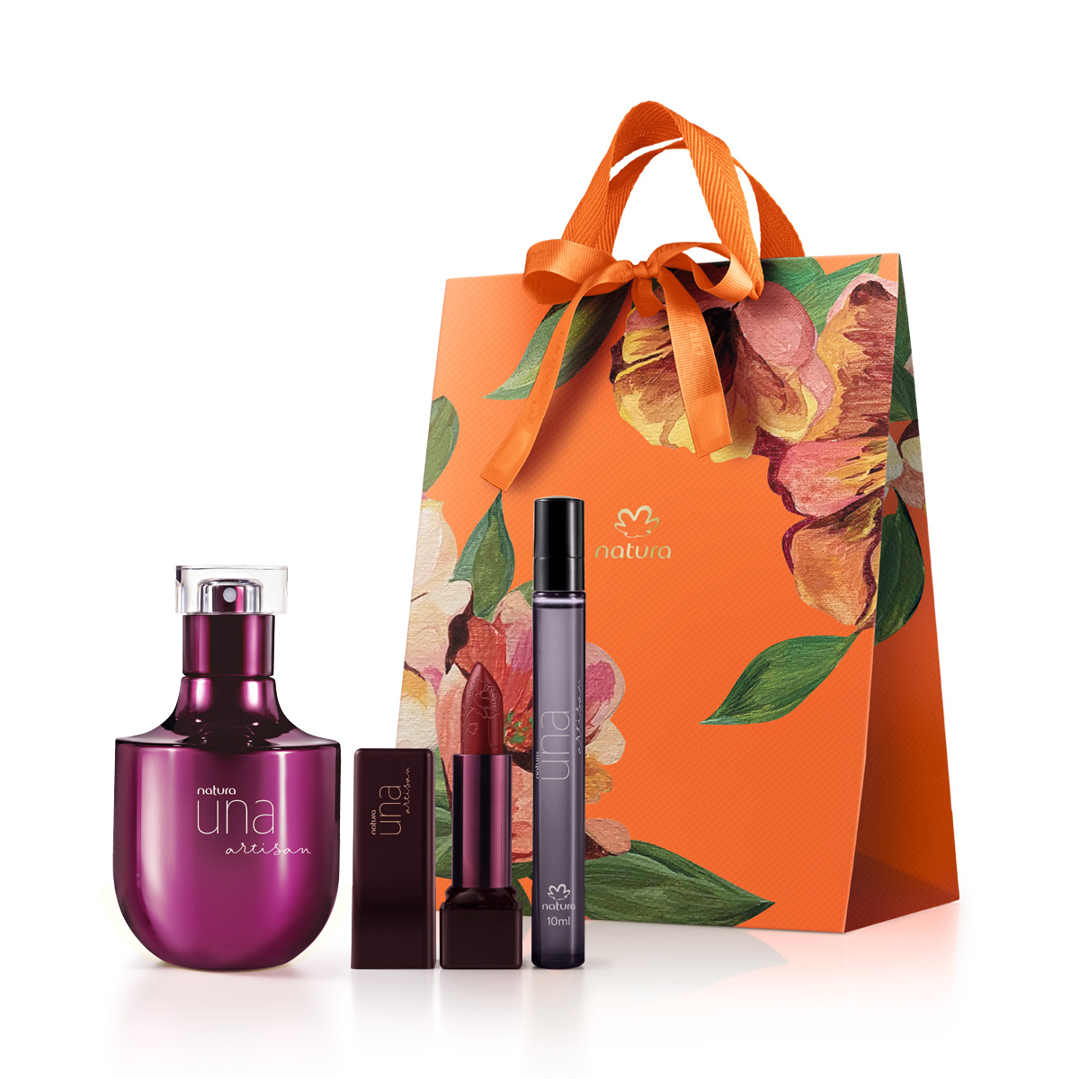 Presente Dia das Mães Una Artisan Perfume com Batom