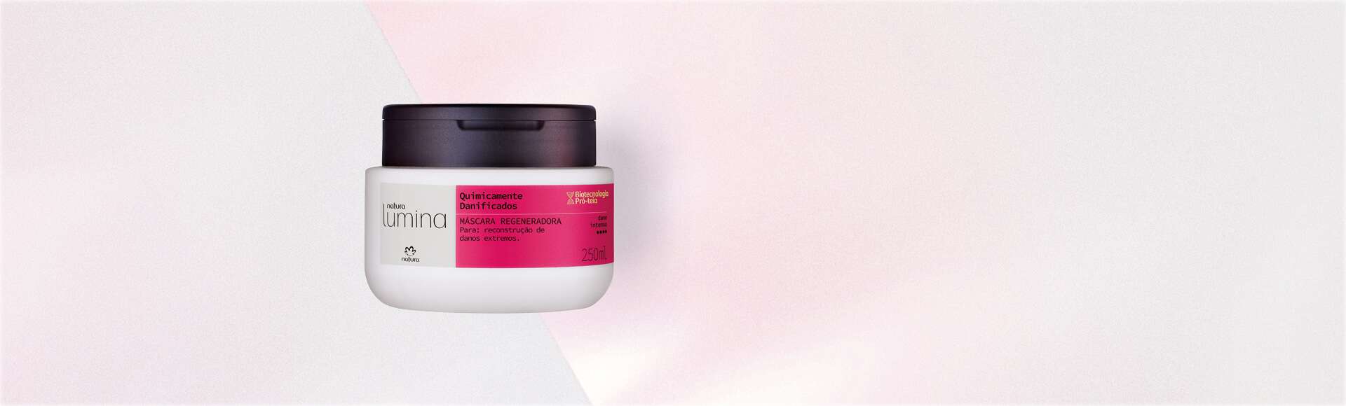 Máscara Regeneradora Natura Lumina para Cabelos Quimicamente Danificados