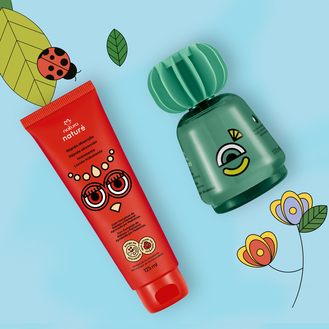 Kit Naturé Colônia Pula Pula e Hidratante (2 produtos)