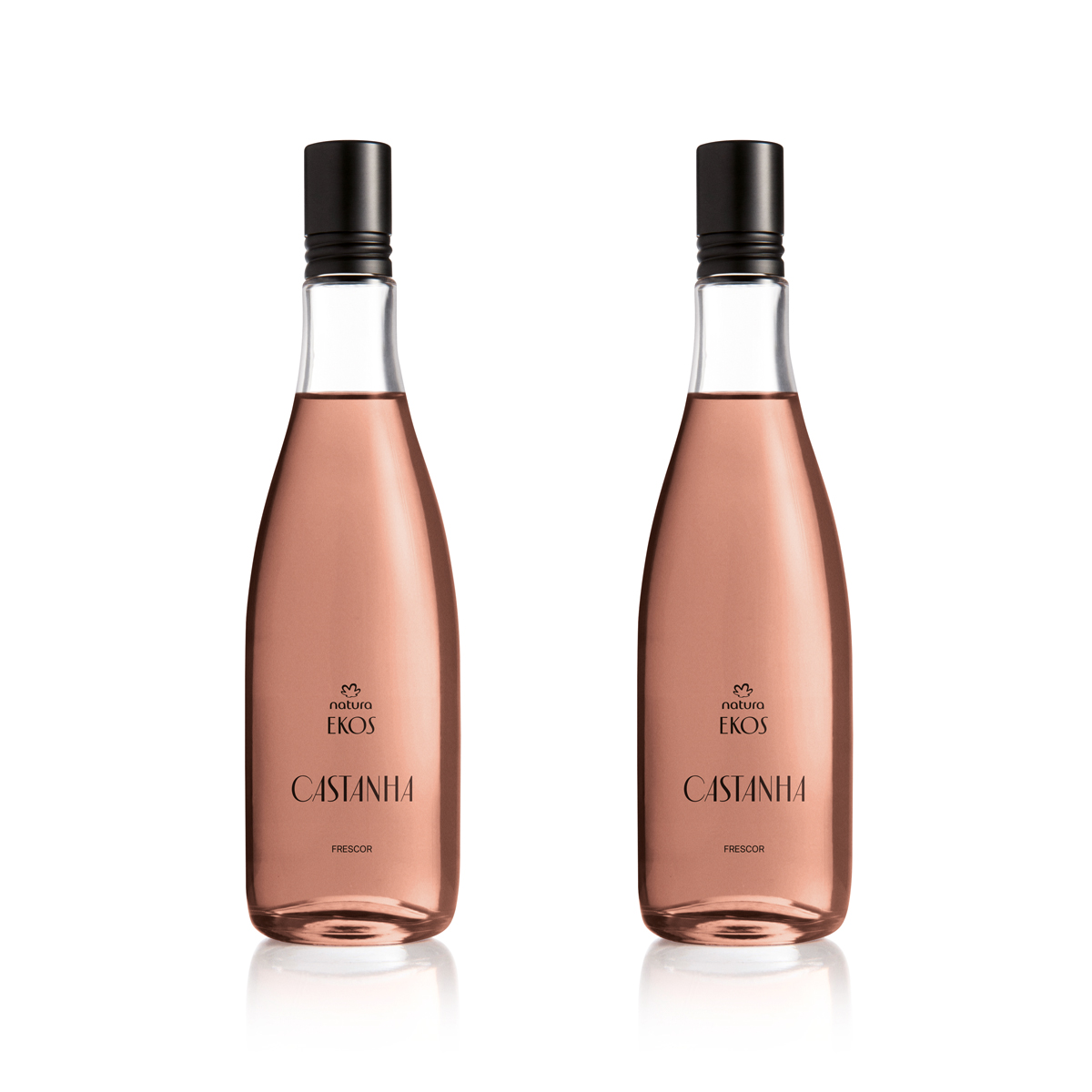 Kit Desodorante Colônia Ekos Frescor Castanha 2 un de 150 ml