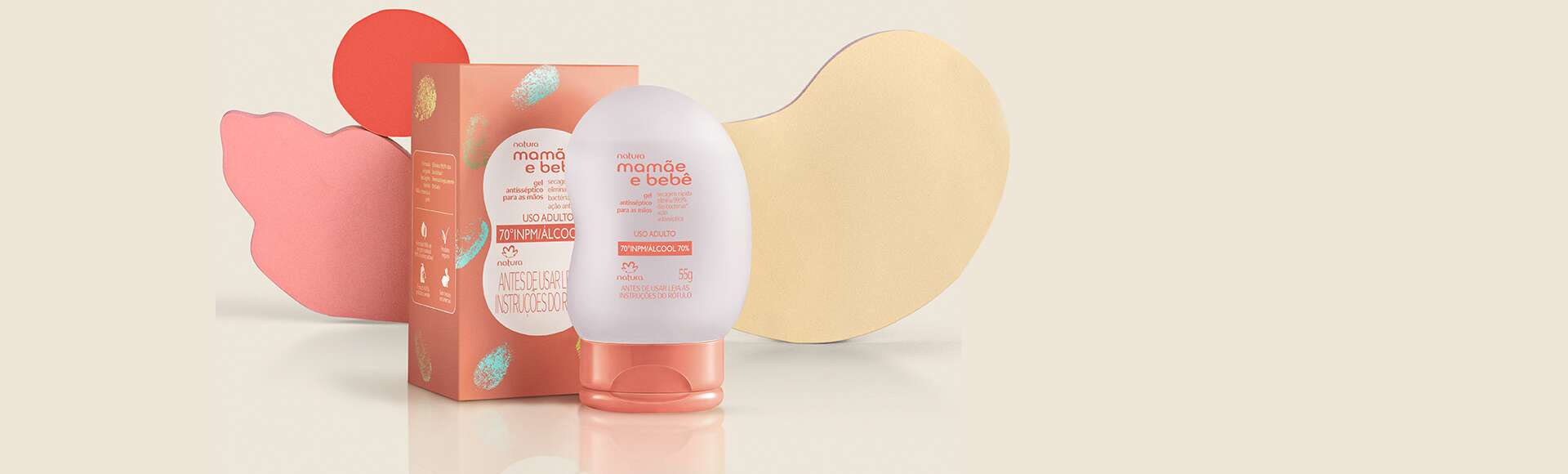 Álcool em Gel Natura Mamãe e Bebê