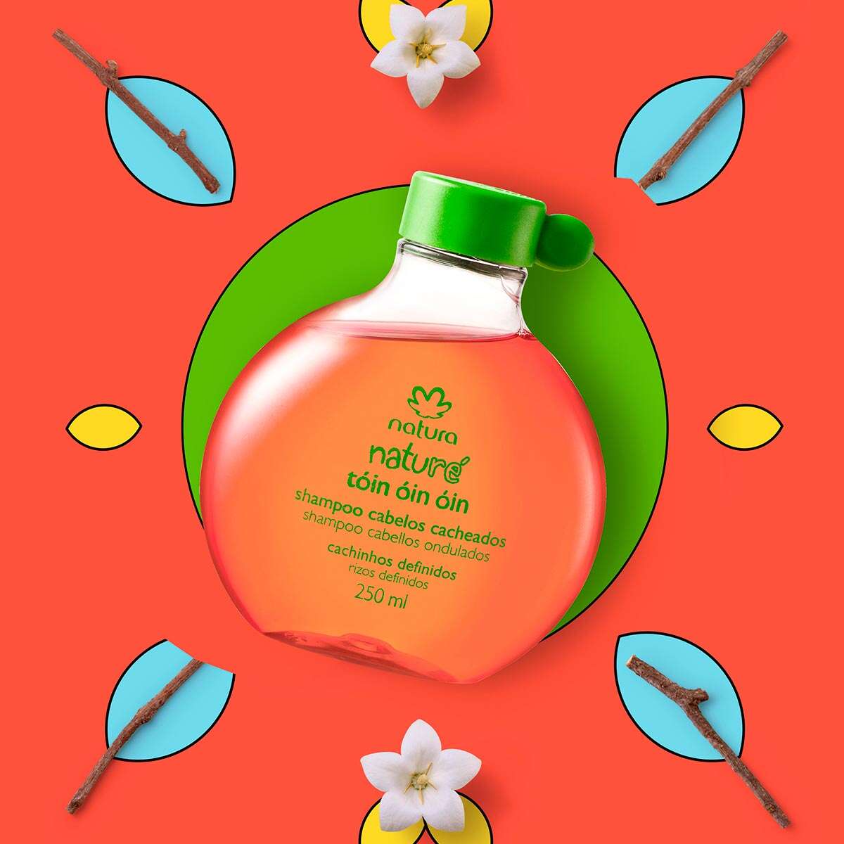 Shampoo Cabelos Cacheados Tóin Óin Óin Natura Naturé