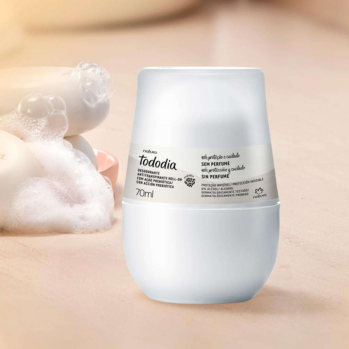 Desodorante Antitranspirante Roll-on Tododia Sem Perfume
