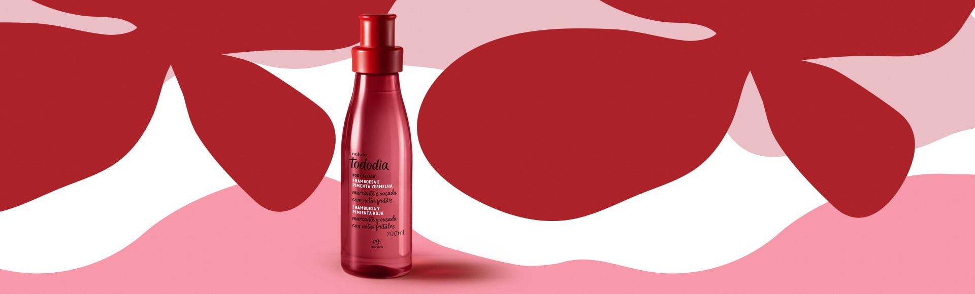 Tododia Framboesa e Pimenta Vermelha Body Splash Desodorante Colônia Feminino