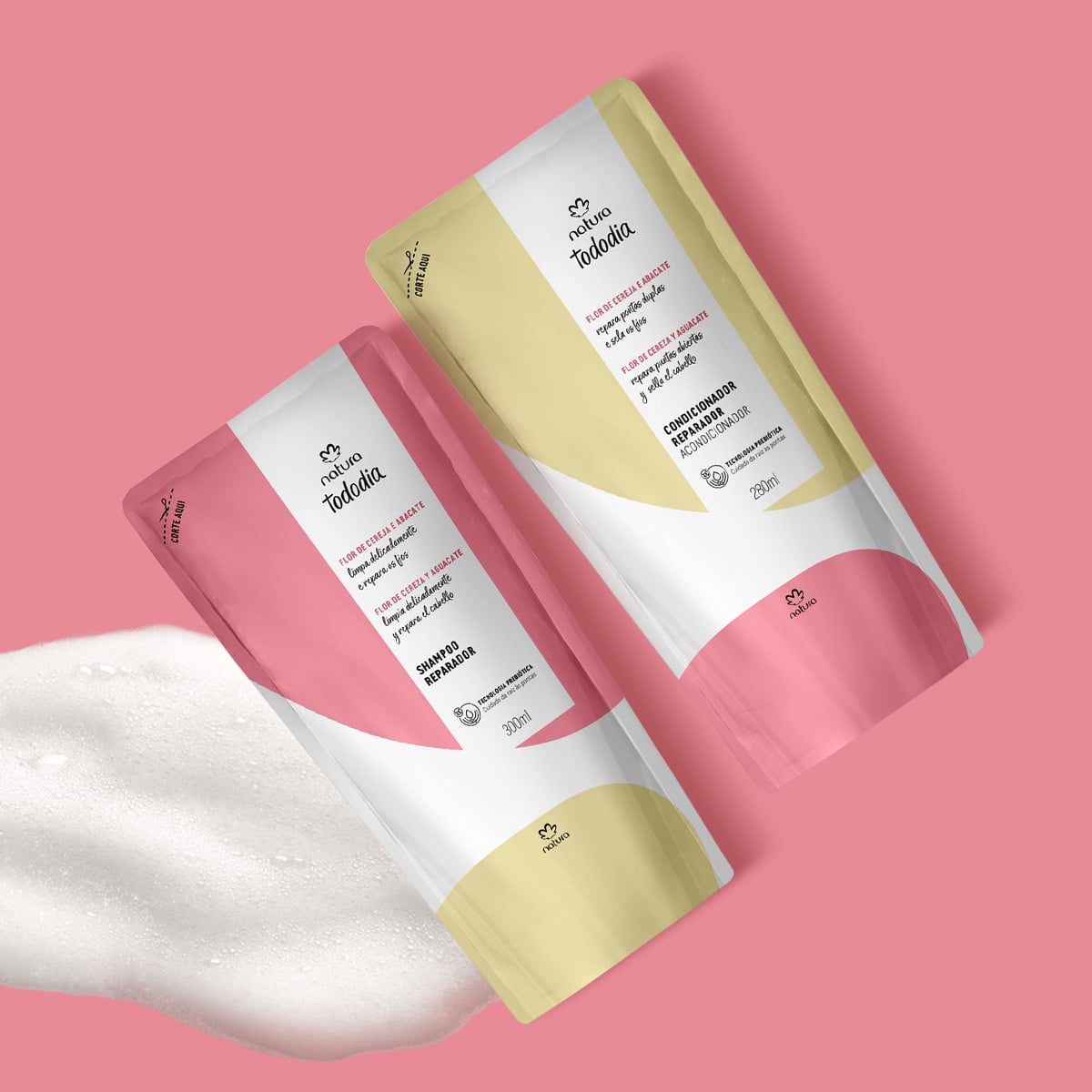 Kit Refil Tododia Shampoo e Condicionador Reparador