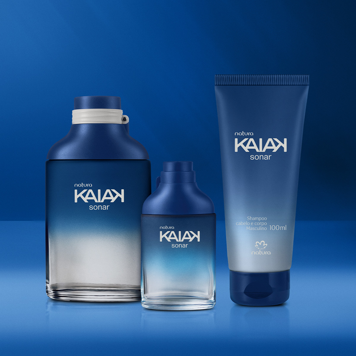 Presente Natura Kaiak Sonar Masculino (3 produtos)