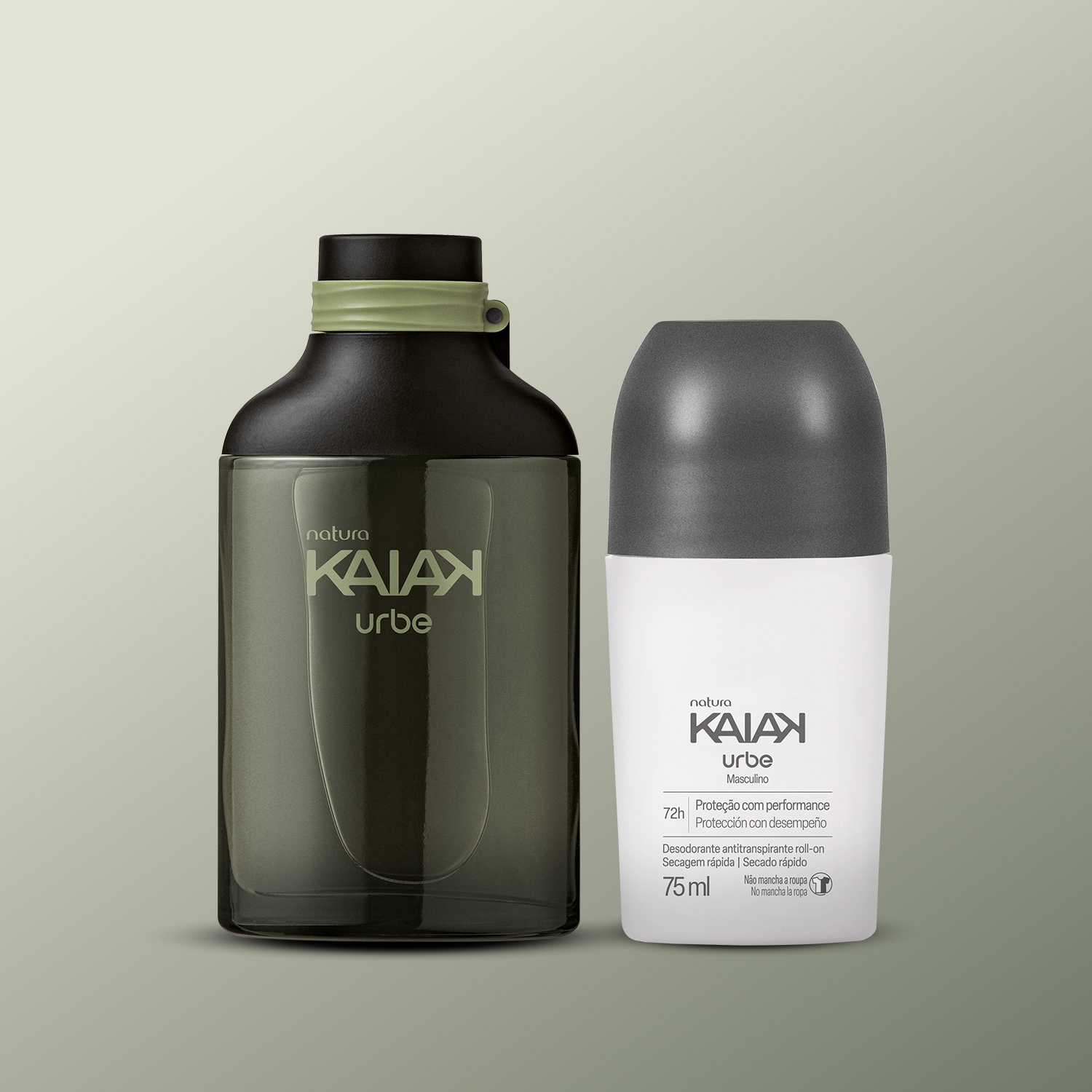 Kit Kaiak Urbe Masculino e Desodorante Roll-on (2 produtos)